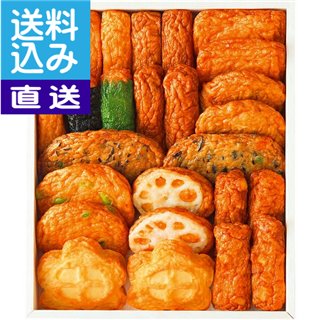 プレーンタイプの特揚げ棒天をはじめ、ささがきごぼうの食感と白ごま、しょうがの風味が人気のごぼう天、さつまいもの自然な甘さが楽しめるおいも天など、鹿児島県産地酒を練りこみほんのりと甘い鹿児島さつま揚げの詰合せです。●商品内容：特揚げ棒天・いわし棒天・おいも天×各4、ごぼう天・にんじん天・れんこん天・枝豆天・五目揚・梅おはら揚×各2、のり巻・しそ巻×各1（11種26個）●箱サイズ：19.3×23×4.2cm●箱込み重量：1kg●包装種別区分：ボール箱入●梱包詳細：商品→内箱→短冊→外箱→送状