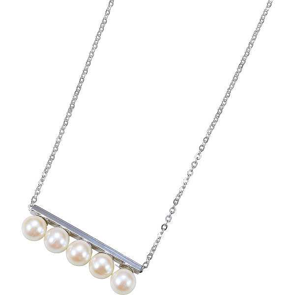 【送料無料】パールラインネックレス/プレゼント お祝い 誕生日祝い 敬老の日 母の日 父の日 自家消費にも ジュエリー・アクセサリー レディースジュエリー・アクセサリー ネックレス・ペンダントのサムネイル