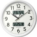 【送料無料】シチズン 温湿度表示付き電波掛時計/プレゼント お祝い 誕生日祝い 敬老の日 母の日 父の日 自家消費にも インテリア・寝具・収納 置き時計・掛け時...