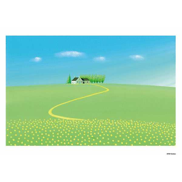 【送料無料】葉祥明「Highlandscape」/プレゼント お祝い 誕生日祝い 敬老の日 母の日 父の日 自家消費にも ホビー アート・美術品・骨董品・民芸品...