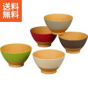 【3000円で税込み・送料無料】|やさしい彩り 抗菌飯椀5客揃|〈16990〉ギフト プレゼント 記念品 誕生日祝い 御祝い 内祝い お返し漆器 漆器椀 樹脂製...