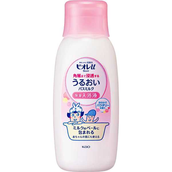 ビオレu　角層まで浸透する　うるおいバスミルク　本体(ほのかでパウダリーな香り)