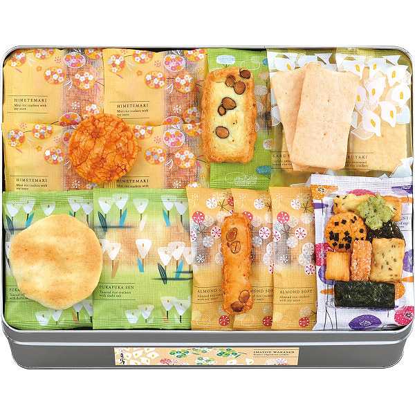 お歳暮/和スイーツ 【お歳暮/送料無料】|えくぼ屋　今様和菓撰　おかき詰合せ| 冬ギフト 御歳暮 詰合せ 出産内祝い 内祝い お返し 快気祝い 職場 個包装 日持ち 常温(4)