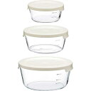 |ハリオ 耐熱ガラス製保存容器 丸3個セット| キッチン用品 キッチンギフト/プレゼント お祝い 出産内祝い 内祝い お返し 快気祝い 新築内祝い 引き出物 法事 香典返し