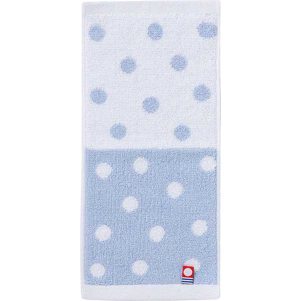 440円/個 10個一括/送料無料|今治ドット ポケットタオルハンカチ|DP−04−BL 販売促進商品 販促 景品 イベント用品 法人ギフト 賞品 低額ギフト 名入れ対応商品