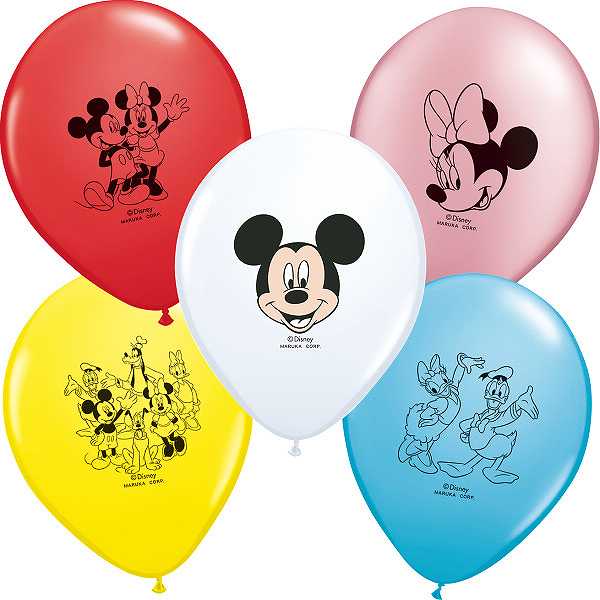 316円/個 20個一括/送料込|ミッキー&フレンズ 5個入バルーン2(5個)| 販売促進商品 販促 景品 イベント用品 法人ギフト 賞品 低額ギフト 名入れ対...