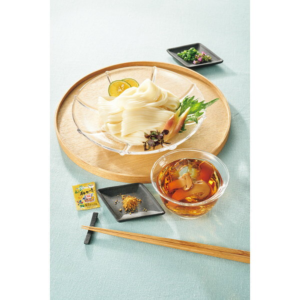 【送料無料】|柚子七味で食べる三輪素麺|そうめん 素麺 お中元 サマーギフト 夏ギ...