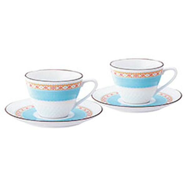 【送料無料】|ノリタケ　ハミングブルー　ティー・コーヒー碗皿ペア|〈1645L/P94589〉【szt】 ブライダルギフト/ブライダル 結婚 引き出物 内祝い 出産内祝いにも ノリタケ