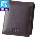 【送料無料/直送】|アッシュエル メンズパスケース付二つ折財布|S-HLM100210DBR プレゼント お祝い 誕生日祝い 敬老の日 母の日 父の日 自家消費にも