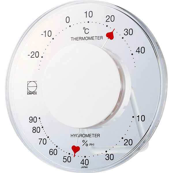 |エンペックス　セレナハート温・湿度計|LV－7301