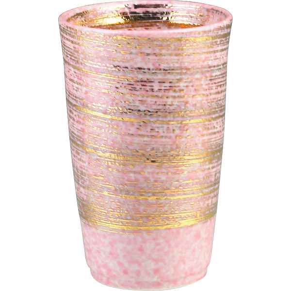 雅姫　陶酒杯（ピンク） ＜908173＞のサムネイル