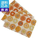 【送料無料/直送】ピロケース3枚セット(フラワードット) オレンジ<26543−3 > ピロケース3F2654330R プレゼント お祝い 誕生日祝...