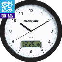 【送料無料/直送】壁掛け時計　カレンダー機能付 ＜MC－503＞