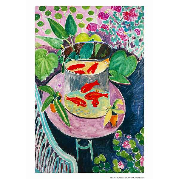 【送料無料】マティス「金魚」 <A3_84金魚> 複製画金魚 プレゼント お祝い 誕生日祝い 敬老の日 母の日 父の日 自家消費にも