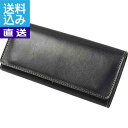 【送料無料/直送】m,i,u,o.j ヌメ革 長財布 ブラック<OJ-2003> ヌメ革 長財布 ブラック プレゼント お祝い 誕生日祝い 敬老の日 母の日 父の日 自家消費にも 直送品