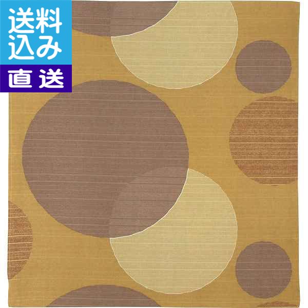 【送料無料/直送】座布団カバー10枚セット(丸重ね) ブラウン<F267−10> 座布団カバー10枚セット(丸重 プレゼント お祝い 誕生日祝い 敬...