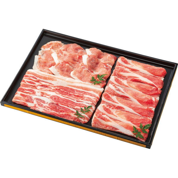 【送料無料/メーカー直送】|庄内豚 しゃぶしゃぶセット（計500g）| グルメギフト ...