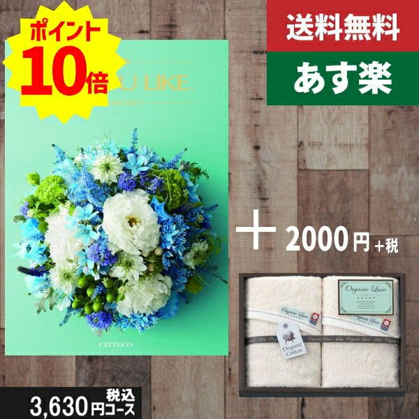 楽天ギフト専門店　すず陶【あす楽/土日祝日も発送】カタログギフト ＋フェイスタオル2枚【AYL （アズユーライク） カトレア】税込5830円コース内祝い 母の日 父の日 プレゼント 結婚祝い 出産祝い お祝い グルメ 法人 景品等に! |カタログギフト&フェイスタオル2枚|カタログギフト セット【sztt】