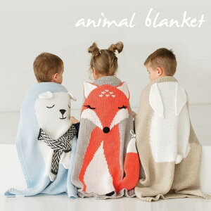 ■アニマルブランケット(animal blanket)■うさぎ 毛布/お昼寝/シンプル/子供 毛布/ブランケット/ソフト 毛布/ピンク/グレー/男の子/女の子/うさ耳/赤ちゃん/ギフト/出産祝い/ベビー/ひざ掛け/モノトーン/北欧スタイル/かぎあみ/Ankrt kids/ひざかけ ブランケット/キッズ