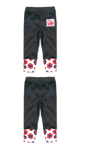 ■CHILD CHAMP(チイルドチャンプ )フラワーアクセントレギンス 80cm■レギンス キッズ/子供服/ベビー服/ボトムス/レギンス キッズ 夏/ズボン/スパッツ キッズ/キッズ服/ブランド/レギンス キッズ 女の子/10分丈/ストロベリー/果物/花/フラワー/ウエストゴム/お着替え