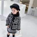■ノーカラー ツイードセットアップ 上下2点セット80cm/90cm/100cm/110cm/120cm■長袖/ジャケット/スカート/入園入学/フォーマル スー...