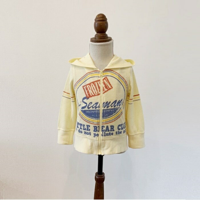 難あり/在庫処分■LITTLE BEAR CLUB(リトルベアークラブ) ジップアップパーカー 100cm■涼しい/キッズ/フード付き/上着/子供/ジャンパー/...