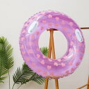 浮き輪 ジュニア■ビーチウキワ ラメ入り:90cm■浮き輪 海/プール/ジュニア/レディース/プール/スイムウエア/海水浴 夏グッズ/アウトドア/ピンク/総柄/...