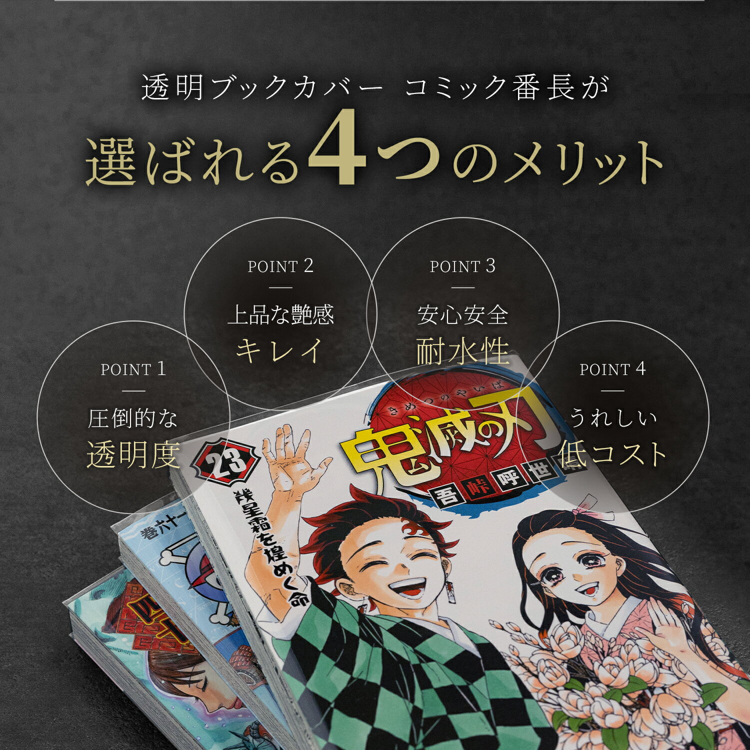 透明ブックカバーコミック番長≪B6サイズ≫厚口タイプ【100枚】★ミエミエ、ブッカー君よりおトク!★コミックカバー★■送料無料!■