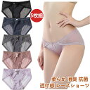 5枚組 パンツ レディース 下着 シームレスショーツ 薄手 レースショーツ 透け感 セクシー ショーツ ヒップハンガー ヒップハング レディース 伸縮性 通気性 花柄 アイスシルク ショーツ 可愛い 美尻 レースパンツ ビキニ レギュラーショーツ パンティー 柔らか 消臭 抗菌