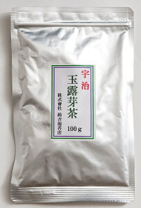 玉露芽茶 (宇治)100g 甘い香りとコクのある味が特徴【4袋までメール便送料198円(ポスト投函でお届け)】※お届け日指定・代引きは不可となります。