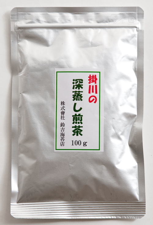 静岡　掛川茶の深むし煎茶 100g　4袋