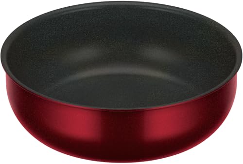 サーモス デュラブルシリーズ 取っ手のとれる炒め鍋KVD IH・ガス対応 ディープレッド KVD-024D DR 送料無料