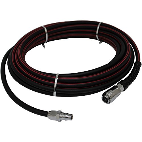 ハードタイプブラック/10m/SAHP-H610・Size:10mStyle:ハードタイプ・パッケージ個数:1・サイズ:内径6.5mm×外径10.0mm・ホース長:10m・最高使用圧力:1.5Mpa、使用流体:圧縮空気・接続形状:汎用ソケット・プラグ・ホース:特殊エラストマー樹脂、ソケット:鉄・真ちゅう・NBR、プラグ:鉄工場・建築向き常圧エア用耐スパッタホース 【用途】 常圧エア用ソケットプラグ付きエアホース 【特徴】 ・常圧エアホースでワンタッチソケット・プラグ付き ・ダイセン製DSLITE軽量小型ソケット採用で従来品に比べ手元負担が軽減 ・特殊エアラストマー樹脂採用で耐スパッタホース 【注意事項】 ※使用前に必ず使用上の注意をよく読み理解して使用して下さい。 ※使用前にエアコンプレッサーやエア工具の取扱い説明書をよく読んで使用して下さい。 ※使用前に必ず点検を行て下さい。 ※ひび割れ・変色・穴あき・硬化・膨張がある場合は使用しないで下さい。 ※ホースの切断や加工はしないで下さい。 ※分解や改造はしないで下さい。