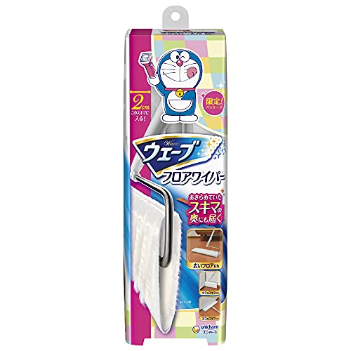 ウェーブ フロアワイパー 本体 ドライシート1枚付き(ドラえもんパッケージ)(掃除用品) 送料無料