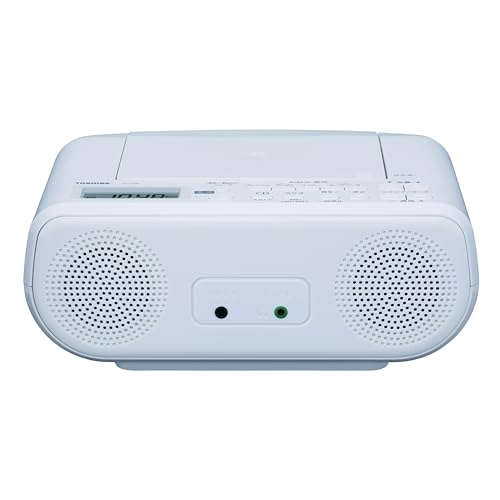TOSHIBA(東芝) CDラジオ TY-C160(W) 語学学習 軽量 コンパクト イヤホン端子 スリープタイマー 送料無料