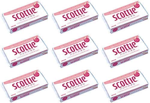 【まとめ買い】スコッティ ハンドタオル100【×9個】 送料無料