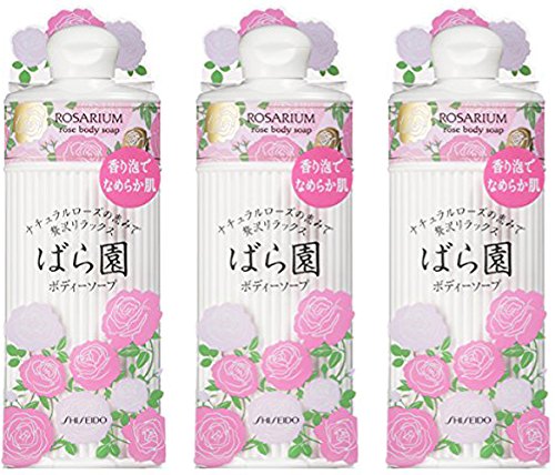 【資生堂】ばら園 ローズボディソープRX 300ml ×3個セット 送料無料