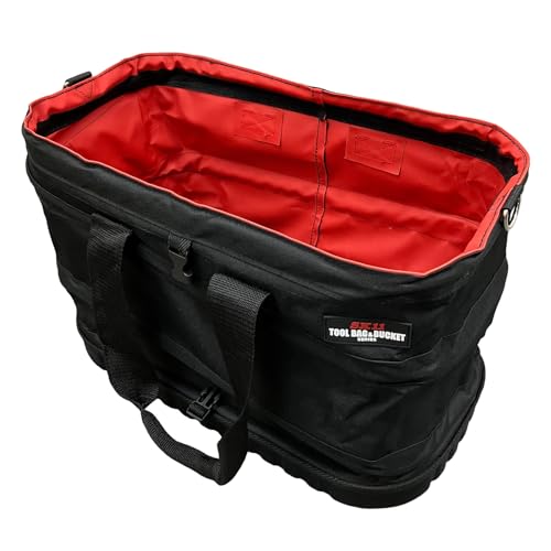 スタンダードブラック/ワイド型/SPU-W48・Size:ワイド型Style:スタンダード・パッケージ個数:1・用途:工具・道具・資材等の収納、持ち運び・特徴:スプリングで自立し、つかわないときにはコンパクトにたためる・サイズ:(幅)約480×(奥行)約280×(高さ)約310mm・(折りたたみ時高さ)約170mm・仕様:撥水加工・EVA強化底・材質:ポリエステル・ワイヤー鋼鉄線商品紹介 スプリングで自立し、つかわないときにはコンパクトにたためる 【用途】 工具・道具・資材等の収納、持ち運び 【特徴】 ・耐久性がアップしたプロ仕様ハイグレードタイプ ・D環付なのでショルダーベルト(別売)取付可能 ・ホルダー(別売)取付が可能 【注意事項】 ※合成繊維製品ですので、火気、薬品等に近づけないで下さい。 ※先の尖った物や鋭利な物を収納するときは、バッグが破れる恐れがありますので、必ずカバーを付けて下さい。 ※収納重量は10kgを超えないようにして下さい。 より ●EVA型押しの底板を使いハードな作業にも耐えるポップアップバック