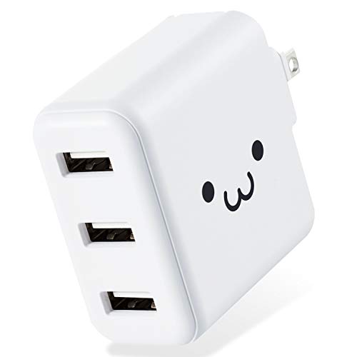 エレコム(ELECOM) USB コンセント 充電器 合計18W USB-A×3 【 iPhone ( iPhone13シリーズ対応 ) 送料無料