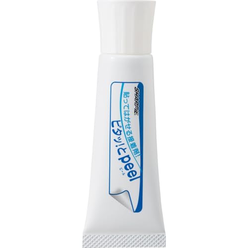 シャープ化学 SHARPIE 貼ってはがせる接着剤 ピタッとPeel クリア 30g 様々な素材に貼り付け可能 吸盤・ザラザラ面・凸凹面 送料無料