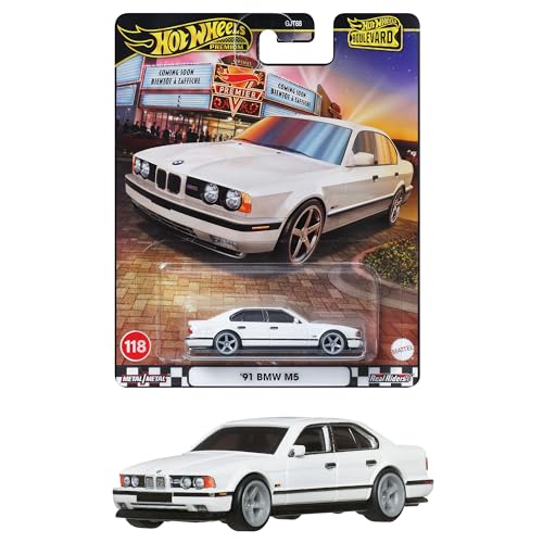 ホットウィール(Hot Wheels) ブールバード '91 BMW M5 乗り物おもちゃ ミニカー 3歳から ホワイト JBL24 送料無料