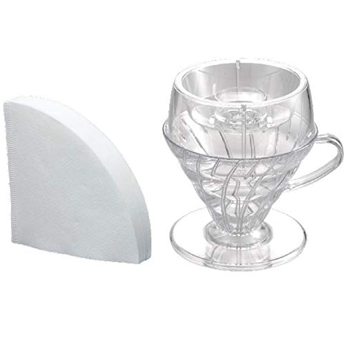 HARIO(ハリオ) V60 ドリップアシストセット Drip-Assist Set ピート・リカタモデル 1~4杯用 コーヒー ..