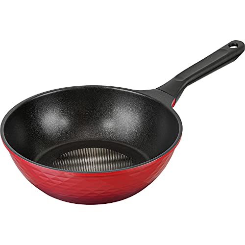 和平フレイズ 軽い 深型フライパン ディープパン 24cm ダイヤモンドコート ガス火専用 トレージュ RB-2130 送料無料