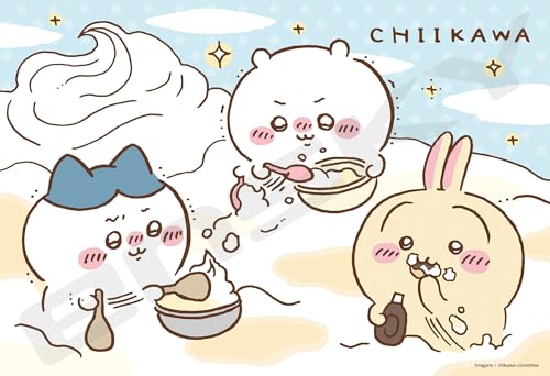 エンスカイ(ENSKY) ちいかわ ダブルクリームだ 26×38cm ジグソーパズル 300ピース JIGSAW PUZZLE 300- 送料無料