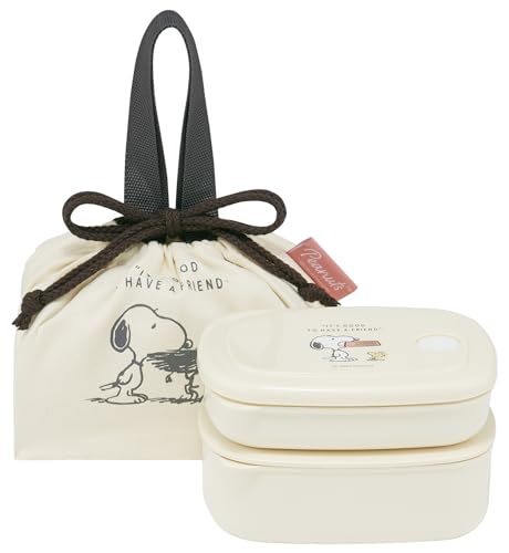 Other - スケーター(Skater) 保存容器 280ml 400ml 巾着付き 3点セット スヌーピー バッジ KSLGD2-A 送料無料