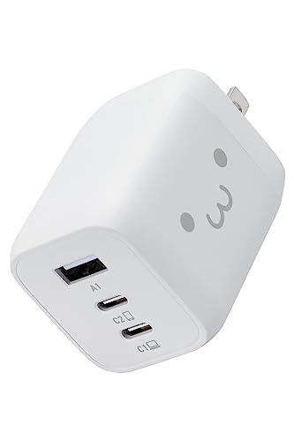 エレコム 充電器 65W USB PD対応 3ポート Type-C USB-A 【 iPhone 16 15 14 iPad Macbo 送料無料