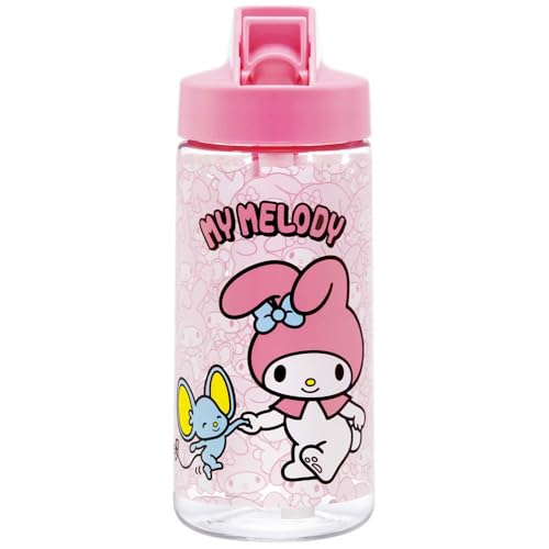 マイメロディ/500 ml/PSTB5-A・Color:マイメロディPatternName:ストロー水筒・パッケージ個数:1・サイズ：直径73×80×高さ187mm(スパウト収納時)・容量：500ml / 材質：飽和ポリエステル樹脂 / 中国製・指で回転するだけすぐ飲める、折りたたみスパウト型水筒・氷が入れやすい広口タイプ、持ち運びやすいストラップ付・本体のみ食洗器対応指で回転するだけすぐ飲める、折りたたみスパウト型水筒 氷が入れやすい広口タイプ 持ち運びやすいストラップ付 本体のみ食洗機対応、必ずストロー、フタを外してからご使用ください