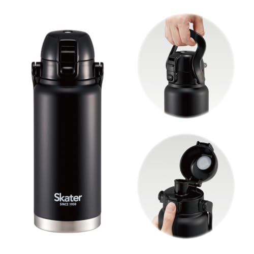 乐天商城 - スケーター(Skater) ハンドル付 ステンレス ダイレクトボトル 800ml 水筒 マグボトル ブラック STD8H-A 送料無料