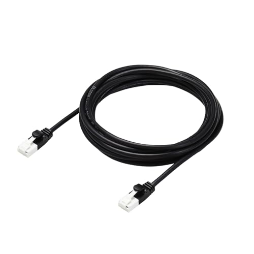 エレコム LANケーブル CAT6A 3m ツメが折れない 爪折れ防止コネクタ やわらか ブラック ECLD-GPAYTBK30 送料無料