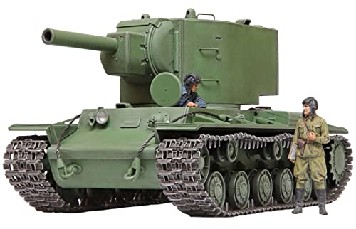 タミヤ(TAMIYA) 1/35 ミリタリーミニチュアシリーズ No.375 ソビエト重戦車 KV-2 プラモデル 35375 成型色 送料無料